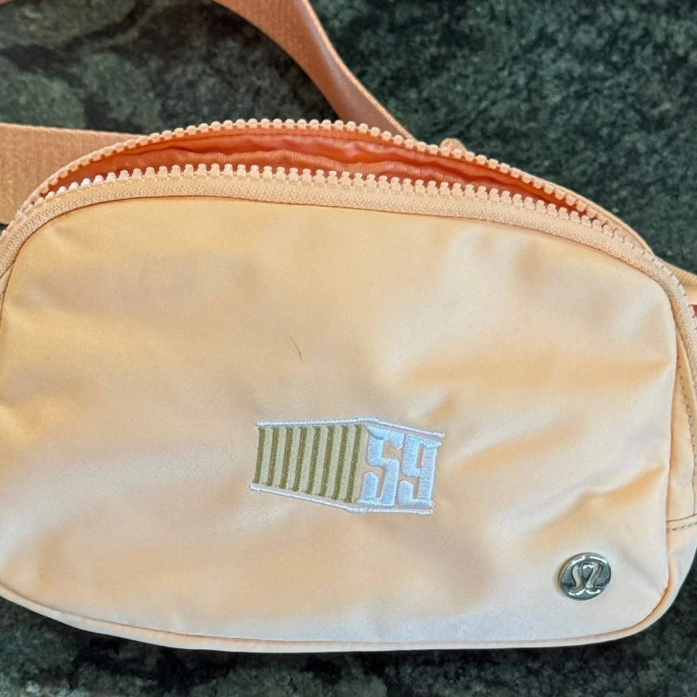 Lululemon Athletica peach  Crossbody belt Bag